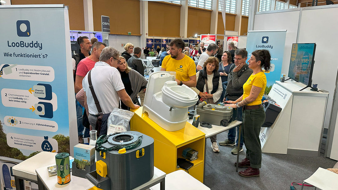 Erfolgreicher Auftritt von LooBuddy beim Caravan Salon Austria in Wels