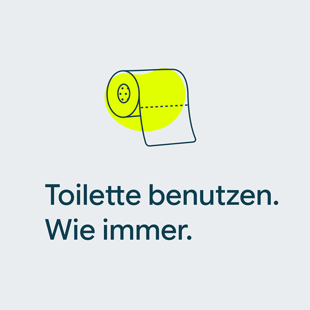 Benutzen wie gewohnt – inkl. Füllstandsanzeige